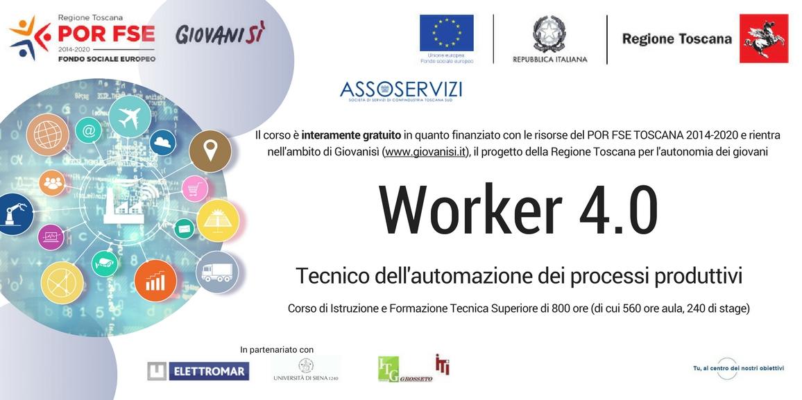 IFTS Worker 4.0 – Tecnico dell’automazione dei processi produttivi