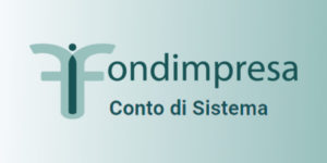 Logo di Fondimpresa-Conto di sistema. Il conto di Sistema di Fondimpresa è un conto collettivo pensato per sostenere la formazione nelle aziende aderenti, in particolare in quelle di piccole dimensioni.