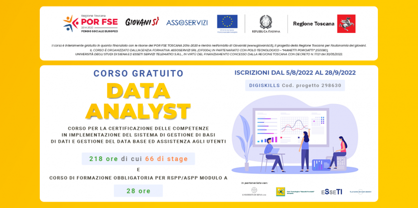 Corso gratuito DATA ANALYST