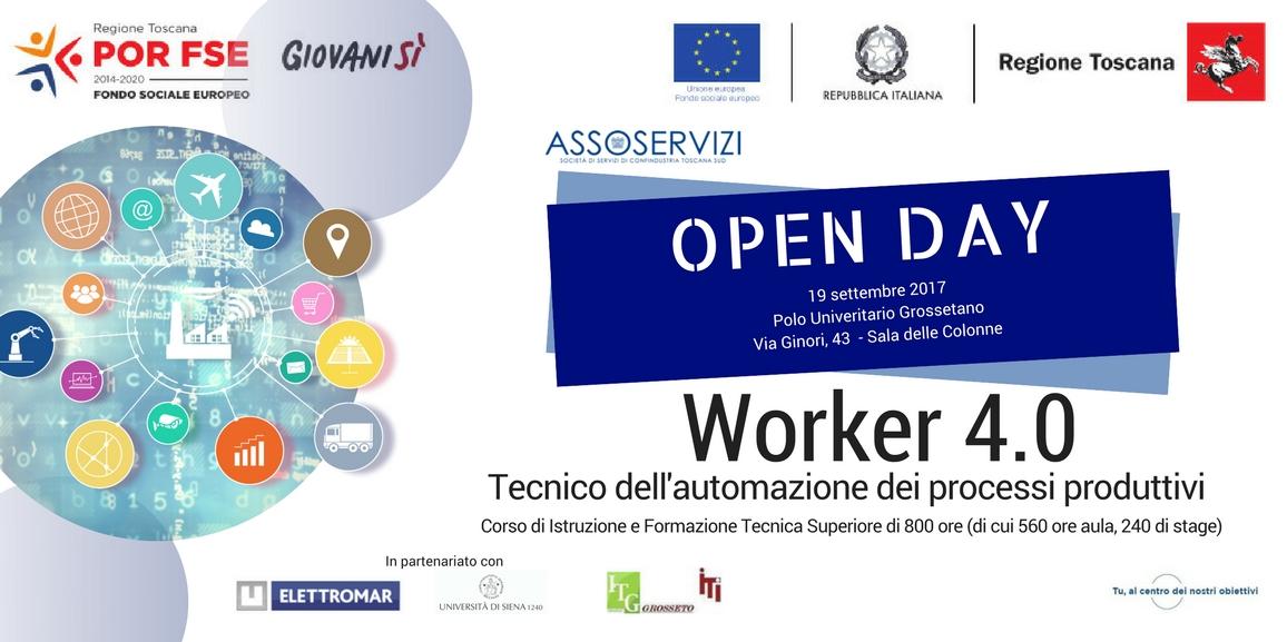 Corso gratuito IFTS Worker 4.0 Open Day di presentazione